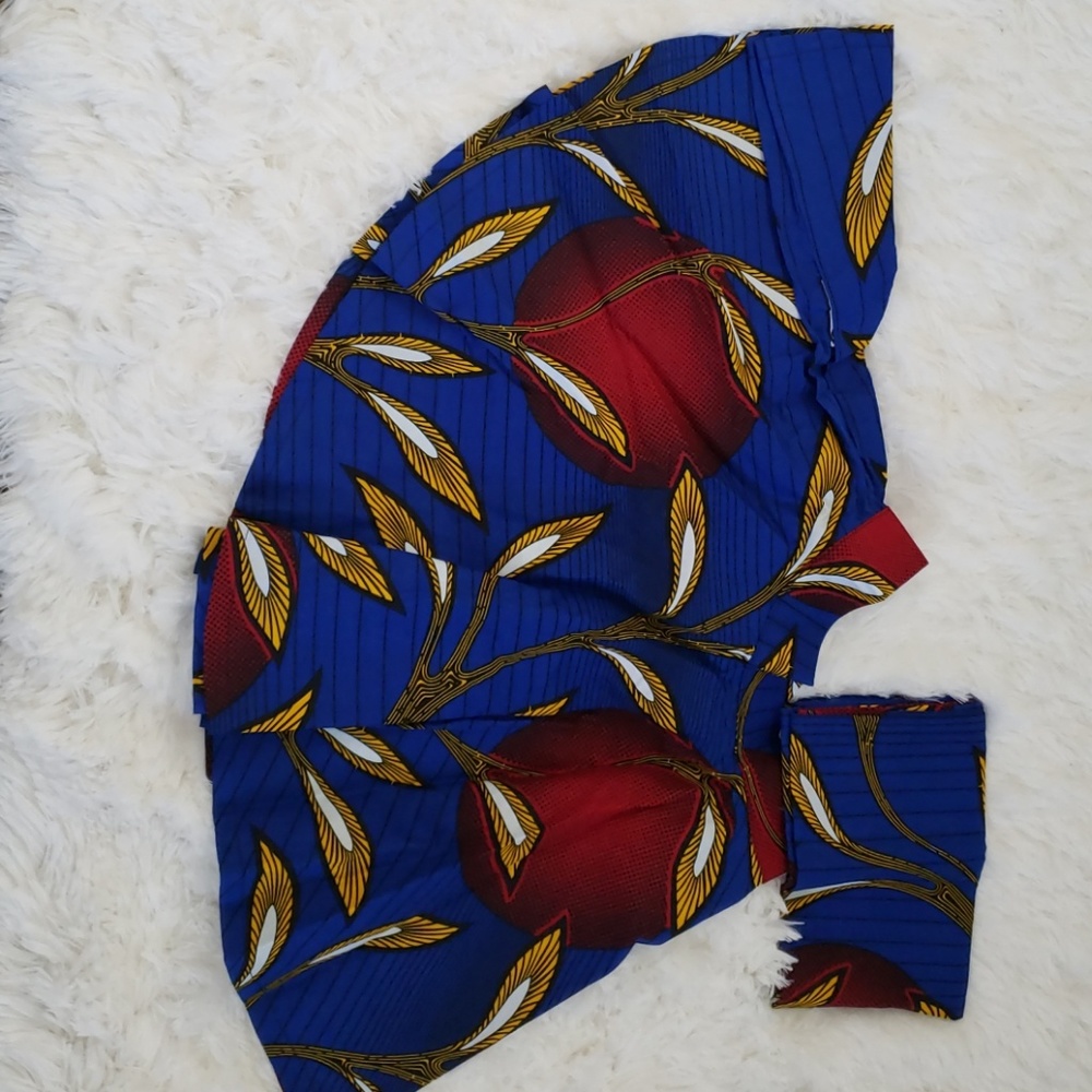 African print skirt